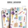 Yummy Galore Bakery Treats v6 - DesignSkinz Protective Vinyl Decal Wrap Skin Cover Compatible with The Apple iPhone 11 (Full-Body, Screen Trim & Back Glass Skin) view 2