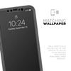 Solid Dark Gray - DesignSkinz Protective Vinyl Decal Wrap Skin Cover Compatible with The Apple iPhone Xs (Full-Body, Screen Trim & Back Glass Skin) view 4