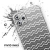 Black Gradient Layered Chevron - DesignSkinz Protective Vinyl Decal Wrap Skin Cover Compatible with The Apple iPhone 11 (Full-Body, Screen Trim & Back Glass Skin) view 3