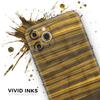 Gold Standard Zebrawood - DesignSkinz Protective Vinyl Decal Wrap Skin Cover Compatible with The Apple iPhone Xs (Full-Body, Screen Trim & Back Glass Skin) view 3