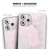 Karamfila Silver & Pink Marble V12 - DesignSkinz Protective Vinyl Decal Wrap Skin Cover Compatible with the Apple iPhone 11 (Full-Body, Screen Trim & Back Glass Skin) view 2