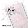 Karamfila Silver & Pink Marble V12 - DesignSkinz Protective Vinyl Decal Wrap Skin Cover Compatible with the Apple iPhone 11 (Full-Body, Screen Trim & Back Glass Skin) view 3