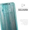 Trendy Blue Abstract Wood Planks - DesignSkinz Protective Vinyl Decal Wrap Skin Cover Compatible with the Apple iPhone Xs Max (Full-Body, Screen Trim & Back Glass Skin) view 4