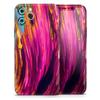 Blurred Abstract Flow V30 - DesignSkinz Protective Vinyl Decal Wrap Skin Cover Compatible with The Apple iPhone Xs Max (Full-Body, Screen Trim & Back Glass Skin) view 1