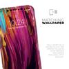 Blurred Abstract Flow V30 - DesignSkinz Protective Vinyl Decal Wrap Skin Cover Compatible with The Apple iPhone Xs Max (Full-Body, Screen Trim & Back Glass Skin) view 4