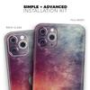 Abstract Fire & Ice V19 - DesignSkinz Protective Vinyl Decal Wrap Skin Cover Compatible with The Apple iPhone XR (Full-Body, Screen Trim & Back Glass Skin) view 2