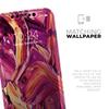 Blurred Abstract Flow V15 - DesignSkinz Protective Vinyl Decal Wrap Skin Cover Compatible with The Apple iPhone 11 (Full-Body, Screen Trim & Back Glass Skin) view 4