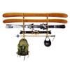 Grassracks Birch Wood Ski Rack - The Hallsteiner Series Horizontal Ski Wall Mount (3 or 4 Pairs of Skis, Birch) view 2