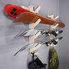 Grassracks Birch Wood Ski Rack - The Hallsteiner Series Horizontal Ski Wall Mount (3 or 4 Pairs of Skis, Birch) view 4
