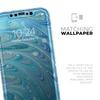 Mixed Blue Oil - DesignSkinz Protective Vinyl Decal Wrap Skin Cover Compatible with The Apple iPhone 11 (Full-Body, Screen Trim & Back Glass Skin) view 4