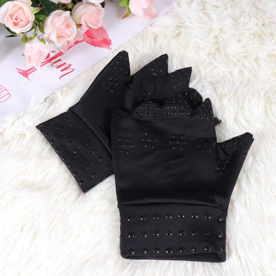 1 Pair Mitten Gloves Computer Typing Gloves Joint Fingerless Hand Muffs Pain Half Gauntlet Copper The ove Glove Work Anti