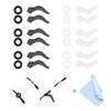 12 Pairs Mcyye Eyeglasses Ear Grips, Anti Slip Eyeglass Retainer, Premium Silicone Ear Hook, Keep Glasses from Slipping Down Your Nose, Simple, Effective Helper for Kids, Adults, Sports, Study & Work view 1