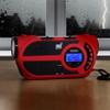 JENSEN JEP-650 Portable Digital AM/FM Weather Radio with Weather Alert, Flashlight, and 4-Way Charging, Red, JEP-650 view 4
