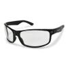 Crossfire CK7 Premium Safety Eyewear, Shiny Black Frame with Clear Lens view 1
