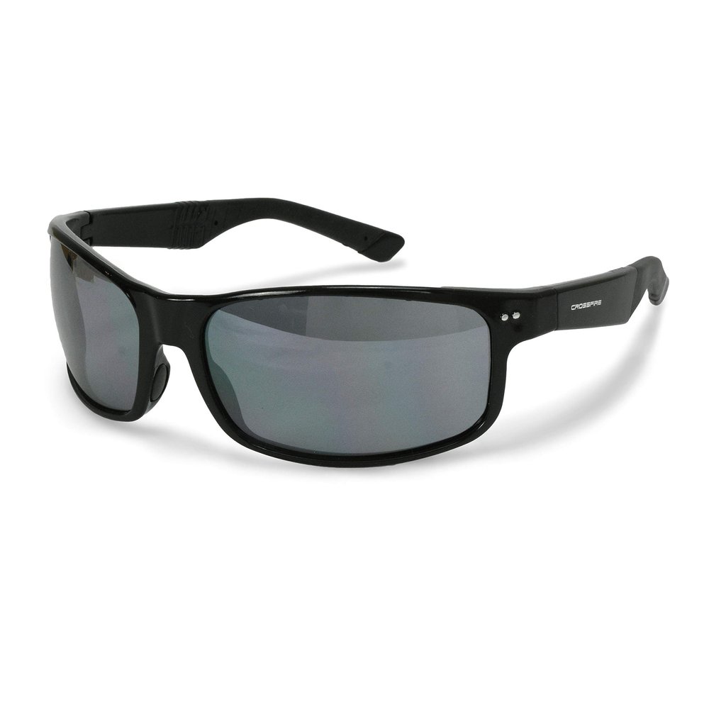 Safety Eyewear - Black Frame - Silver Mirror Lens