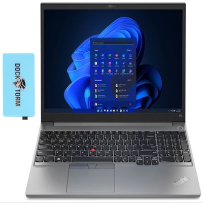 Lenovo ThinkPad E15 Home and Business Laptop (Intel i5-10210U 4-Core, 16GB RAM, 512GB PCIe SSD, Intel UHD Graphics, 15.6" Full HD (1920x1080), Wifi, Bluetooth, Webcam, 1xHDMI, Win 10 Pro), USB Hub