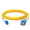 ipolex OS2 SC to LC Fiber Patch Cable Single Mode Duplex - 2m (7ft) - 10Gb/Gigabit Fiber Optic Cable Cord Jumper- LSZH 9/125m, SMF, Yellow view 4