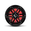 Rockford Fosgate M2D2-10SB Color Optix 10" DVC 2-Ohm Multicolor LED Lighted Marine Subwoofer for Sealed Enclosure - Black/Stainless view 1