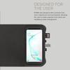 POUT E8 Wood Desk Monitor Computer Stand Riser Shelf + USB HUB + Qi Fast Wireless Charging Charger Pad Mat for Laptop, Apple, iMac, PC, iPhone, Samsung Galaxy, Airpod 2, Buds (Black) view 4