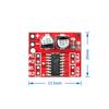 10PCS/LOT 2-Channel DC Motor Driving Module Positive Inversion PWM Speed Mini Motor Dual h-Bridge Stepper Motor Driver view 2