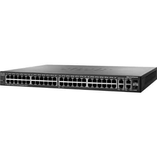 Cisco 48-Port 10/100 Managed Switch with Gigabit Uplinks (SRW248G4-K9-NA) (Renewed)