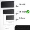 11.5 Inch Adjustable Screen Top Shelf Organizer for TV Computer Monitor Flat Screen, TV Mount Top Shelf Used to Place Soundbar Cable Box Speakers Apple TV Play-Station Camera Frames Remote view 2