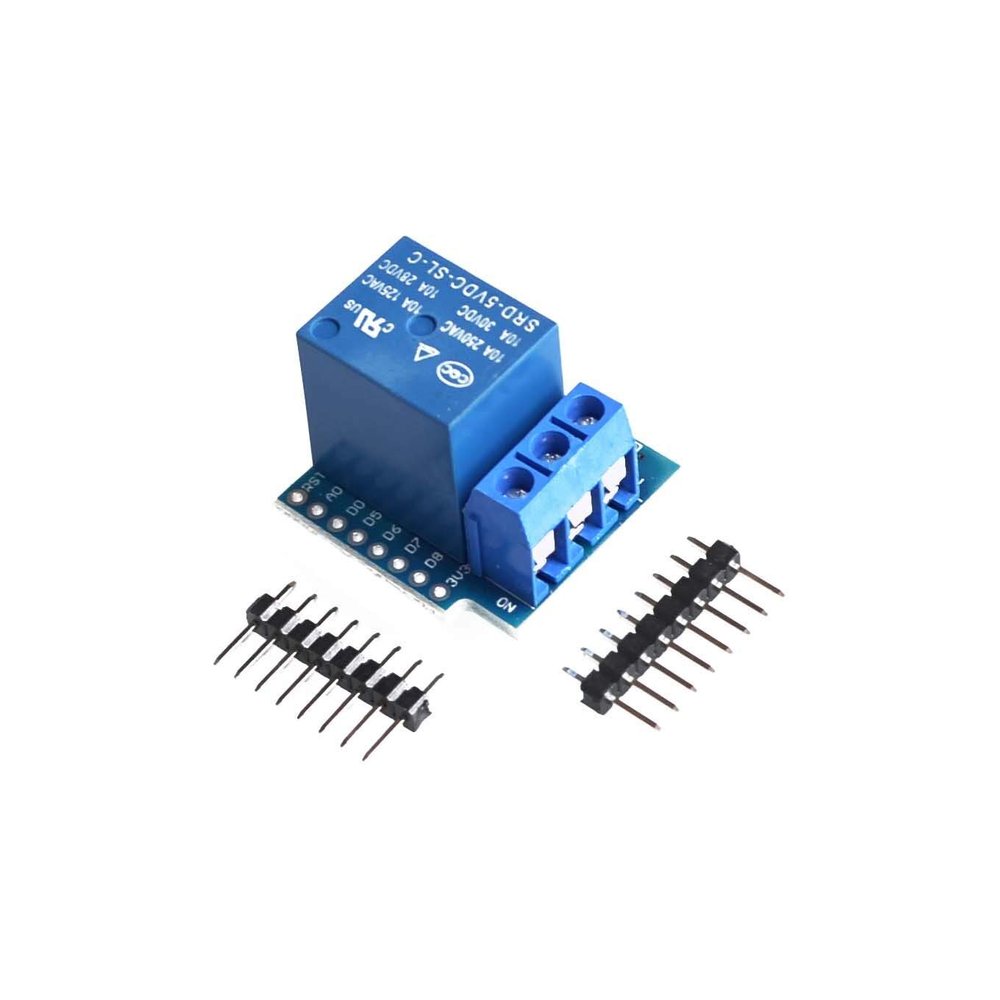 10SETS/LOT Wemos D1 Mini Relay Shield One Channel Wemos D1 Mini Relay Module for Arduino ESP8266 Development Board