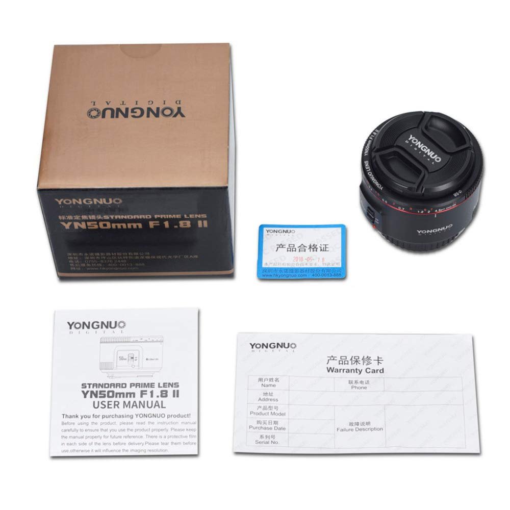 Yong-NUO New YN50MM F1.8 F1.8S DA DSM APC-C AF/MF Lens with USB for Sony E-Mount Mirrorless Cameras APS-C Auto Focus Lens for Sony A6300 A6400 A6500 NEX7