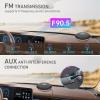 HOTT CD903TF Portable CD Player with Bluetooth and FM Transmitter with Touch Buttons Backlight,Rechargeable with AUX Cable,CD Player Shockproof for Car view 2
