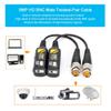 BNC Transmitter Video Balun, 2pair Male Twisted Pair Transmitter Cable 8MP HD CVI/AHD/TVI/CVBS BNC Transmitter view 2