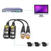 BNC Transmitter Video Balun, 2pair Male Twisted Pair Transmitter Cable 8MP HD CVI/AHD/TVI/CVBS BNC Transmitter view 4