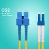 2m OS2 LC to SC Fiber Patch Cable, Single Mode Fiber Optic Cable, SMF Duplex LC-SC UPC, 9/125um, LSZH, Yellow, for 1G/10G SMF SFP Transceiver, Networks view 2