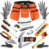 INCLY 18PCS Kids Tool Set with Reinforced Belt, Adjustable Waist 20"-32", Boys Real Hand Tools Kit Children Construction Learning Tools Hammer Screwdriver for Home DIY Building & Woodworking view 1