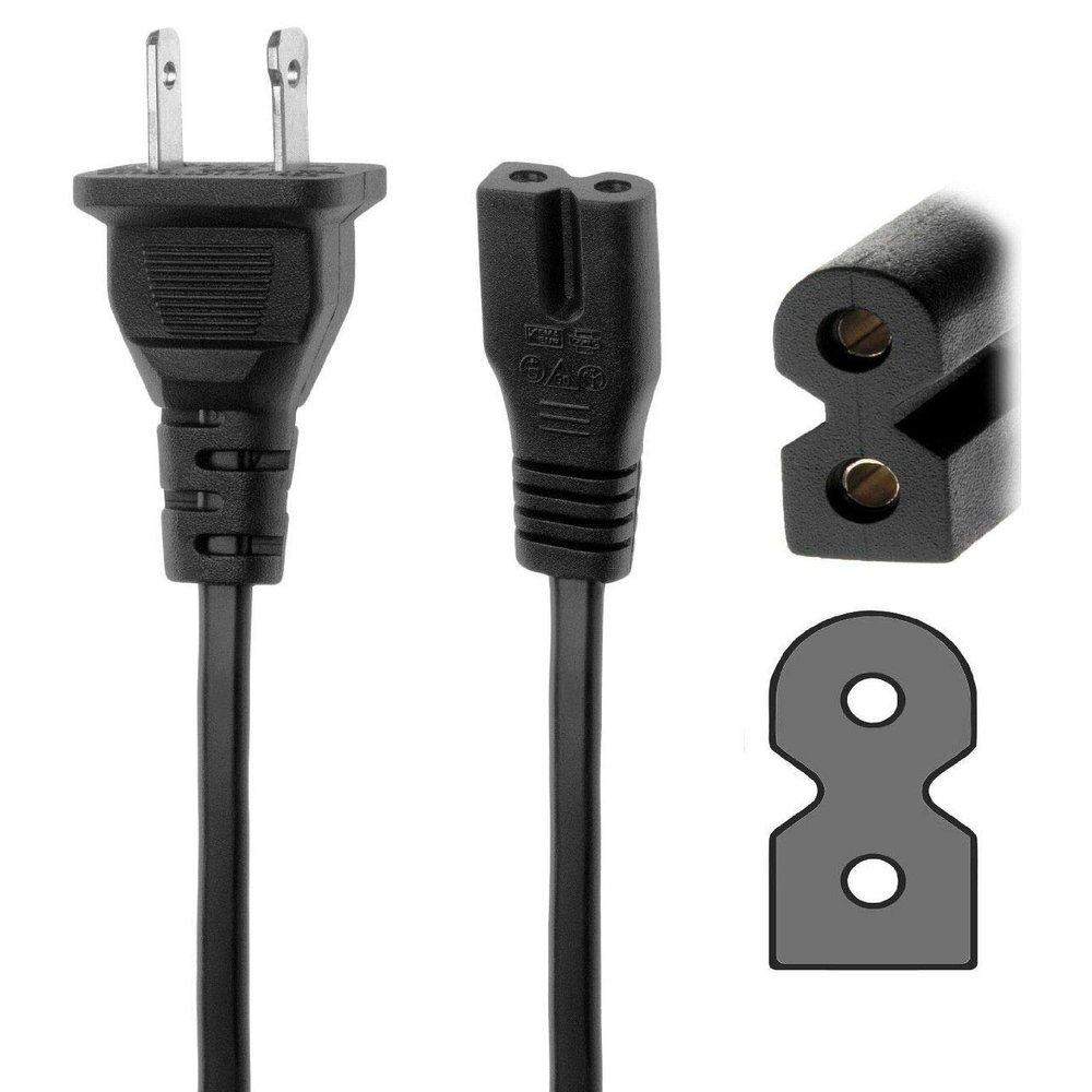 BestCH AC in Power Cord Outlet Socket Cable Plug Lead for Sony CFS-W304 Radio AM FM Cassette Dual Tape Player Recorder Boombox CFSW304