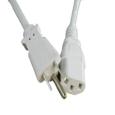 [UL Listed] OMNIHIL White 15 Feet Long AC Power Cord Compatible with Alphasonik AK12PKG