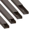 Habengut Cable Duct with Mounting Hole in Base 30 x 15 mm PVC Brown Length 4 m (4 x 1 m Length) view 2