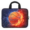 11" 11.6" 12" 12.1" 12.5" inch Laptop Carrying Bag Chromebook Case Notebook Ultrabook Bag Tablet Cover Neoprene Sleeve Fit Apple MacBook Air Samsung Google Acer HP DELL Lenovo Asus(Basketball Fire) view 1