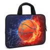 11" 11.6" 12" 12.1" 12.5" inch Laptop Carrying Bag Chromebook Case Notebook Ultrabook Bag Tablet Cover Neoprene Sleeve Fit Apple MacBook Air Samsung Google Acer HP DELL Lenovo Asus(Basketball Fire) view 3