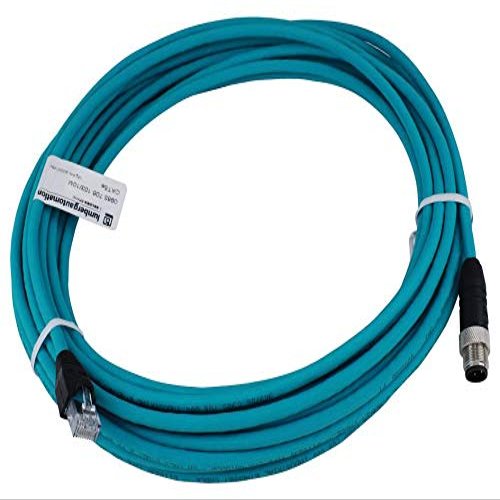 0985 706 103/10M - Sensor Cable, Cat5e, Ethernet, IP, M12 Sensor Straight 4 Position Plug, RJ45 Plug, 10 m, 32.8 ft