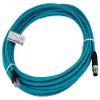 0985 706 103/10M - Sensor Cable, Cat5e, Ethernet, IP, M12 Sensor Straight 4 Position Plug, RJ45 Plug, 10 m, 32.8 ft view 1
