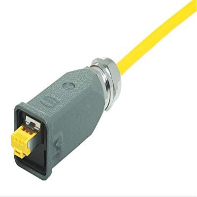 09451151560 - Modular Connector, RJ45 Plug, 1 x 1 Port, 8P8C, Cat6, IP65, IP67, Cable Mount