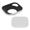 Haoge LH-W39P 39mm Square Metal Screw-in Lens Hood Hollow Out Designed with Cap for Leica Rangefinder Camera with 39mm E39 Filter Thread Lens Silver view 1