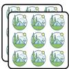 18 Pcs Cute Simple Wilderness Camp Cartoon Icon 2" Stickers Decals Laptop Notebook Phone Waterproof Vinyl Trendy view 1