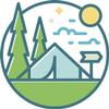 18 Pcs Cute Simple Wilderness Camp Cartoon Icon 2" Stickers Decals Laptop Notebook Phone Waterproof Vinyl Trendy view 2
