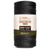 Texas Bushcraft Tarred Bank Line Twine - #36 Black Nylon String for Fishing, Camping and Outdoor Survival Strong, Weather Resistant Bankline Cordage for Trotline and Marine Thread (1 lb, Twisted) view 1