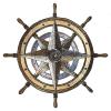 18 Pcs Cool Wooden Ship's Wheel Helm 2" Stickers Decals Laptop Notebook Phone Waterproof Vinyl Trendy view 2