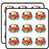 18 Pcs Cute Holiday Easter Eggs with Ribbons Carton 2" Stickers Decals Laptop Notebook Phone Waterproof Vinyl Trendy view 1