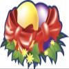 18 Pcs Cute Holiday Easter Eggs with Ribbons Carton 2" Stickers Decals Laptop Notebook Phone Waterproof Vinyl Trendy view 2