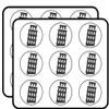 18 Pcs Gray Simple Italian Italy Cartoon Icon 2" Stickers Decals Laptop Notebook Phone Waterproof Vinyl Trendy view 1