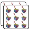 18 Pcs Cute Rainbow Girly Boho Ramen Bowl with Noodles Cartoon 2" Stickers Decals Laptop Notebook Phone Waterproof Vinyl Trendy view 1